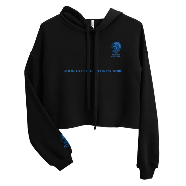 Future Fortuna Embroidered Crop Hoodie - Image 4